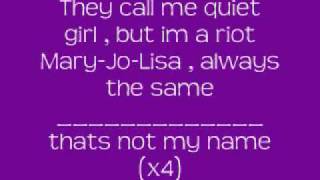 The Ting Tings  Thats Not My Name Lyrics [upl. by Nealon]