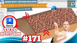 Tuiles REVIT  Astuces pour un RENDU hyper réaliste  Tuto Gratuit REVIT [upl. by Atirb]