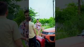 2 भाई दोनों तबाही Jaguar vs Range Rover🦁shorts [upl. by Aizatsana]