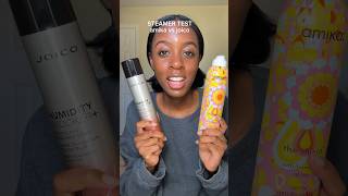 Testing antifrizz with HAIR STEAMER type 4 hair grwm hair naturalhair [upl. by Ailehc295]