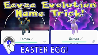 How To Evolve Espeon amp Umbreon Pokemon GO Generation 2 Eevee Name Change Trick [upl. by Ibur]