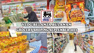 BELANJA BULANAN APRIL 2022  kebutuhan bulan ramadhan  grocery shopping banyak promo over budget [upl. by Ycnuahc912]