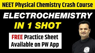 ELECTROCHEMISTRY in One Shot  All Concepts Tricks amp PYQs  Class 12  NEET [upl. by Annoyek]