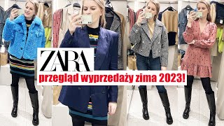 WYPRZEDAŻOWE ŁOWY 😍 ZARA PRZEGLĄD I MIERZYMY ZIMA 2023 [upl. by Ciri]