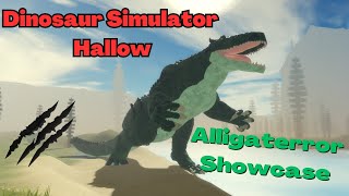 Roblox Dinosaur Simulator  Alligaterror Showcase [upl. by Harriette]