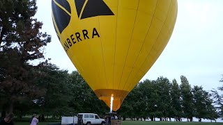 Morning at Canberra Balloon Spectacular 2023 [upl. by Ahsinor]