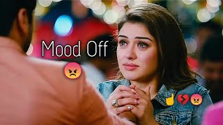 Mood Off Best Dialogue Status South Movie  Angry Whatsapp Status  Romeo Juliet Hansika Motwani [upl. by Moncear42]