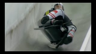 Doubles Luge Juri GattRiccardo Schoepf Crash WC in Koenigssee [upl. by Llennehc31]