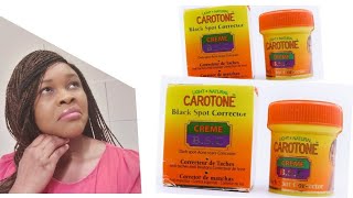 CAROTONE BLACK SPOT CORRECTOR MY HONEST REVIEW [upl. by Gordon]