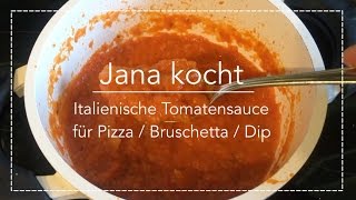 Tomatensauce für Pizza  Pizzasauce selber machen  schnell einfach lecker [upl. by Meryl922]