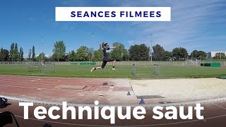 Séance 68  Technique saut en longueur [upl. by Jempty]