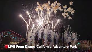 Countdown FELIZ 2022 Univision At Disney California Adventure Park [upl. by Linskey]