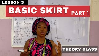 TYPES OF SKIRTS AND PENCILED SKIRT EXPLAINED Part 1 [upl. by Ecirrehs]