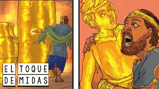 ¡Todo lo que tocó se convirtió en oro El toque de Midas  Mitología Griega en Historietas [upl. by Salahi301]