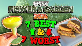 7 Best and 7 Worst items at EPCOT Flower and Garden Festival 2024 [upl. by Orutra]