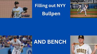 FILLING OUT YANKEES BULLPEN AND BENCH  This date in Yankees History [upl. by Cacie]