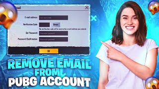 Trick to Remove Phone Number or Email In PUBG Mobile  How To Unlink Email From Pubg Account [upl. by Idnat547]