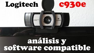 Webcam Logitech c930e  análisis y software compatible [upl. by Nojad]