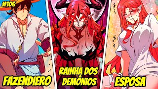 1106 O CultivadorFazendeiro Derrotou a Rainha Demônio e a Fez Sua Esposa  Resumo Manhwa [upl. by Felicio]