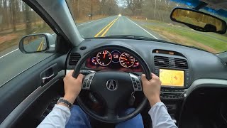 2005 Acura TSX 6Speed Manual  POV Walkaround amp Quick Drive [upl. by Prospero]