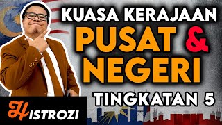 SEJARAH TINGKATAN 5  Bab 4  Kuasa Kerajaan Persekutuan dan Kerajaan Negeri [upl. by Mena261]