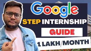 Google STEP Internship 2024  Google Internship Hiring  Preparation [upl. by Tare]