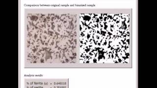 Phase Percentage and Carbon Content Estimation in Hypoeutectoid Steels by Image Processing [upl. by Faruq401]