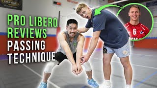 PRO LIBERO Reviews Coachs Passing Technique [upl. by Oppen]