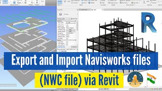 How to Export and Import Navisworks files NWC file via Revit  Navisworks for Beginners [upl. by Leval]