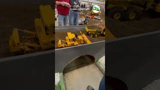 Powerful radio control bulldozer moves dirt at Cabin Fever Expo 2024 [upl. by Miun]