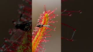 Sundew Natures Sticky Trap for Insects shorts plants nature [upl. by Clyte]