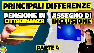 PENSIONE DI CITTADINANZA e Assegno di Inclusione principali differenze parte 4 [upl. by Charyl]