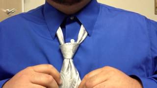 How To Tie A Half Windsor Knot with dimple [upl. by Sophy]