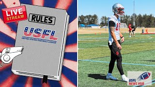 USFL Rules Released Full Recap USFL Training Camp Underway USFL Fantasy Rankings [upl. by Esilana125]