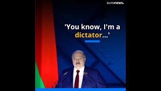 Lukashenko calls himself a dictator in annual address [upl. by Amaty]