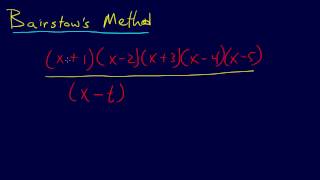 238Roots Bairstows Method [upl. by Epillihp515]