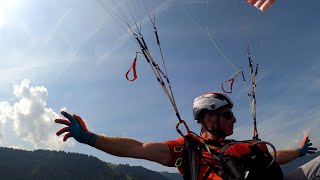 Parapente  Samoëns sous sky Zoé 19 avec Joël et Fanfan [upl. by Allemahs]