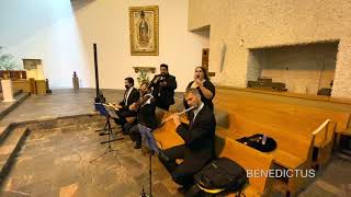 canticorum jubilo handel  benedictus CLÁSICO 5 artistas cover [upl. by Lontson206]