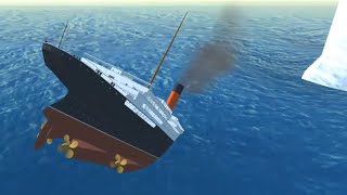 RMS AQUITANIA sinking  Ship mooring 3d [upl. by Aimahc]