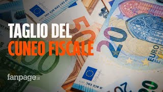 Taglio cuneo fiscale 100 euro in più in busta paga ecco chi potrà beneficiarne [upl. by Rasecoiluj278]