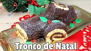 Tronco de Natal  Como Fazer Rocambole de Natal  Tronco de Natal  Cakepedia [upl. by Noland377]