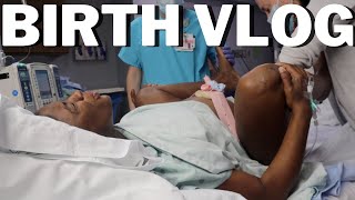 BIRTH VLOG  RAW amp REAL LABOR amp DELIVERY  Natural amp Unmedicated 40 wks 6dys Induction [upl. by Tihom27]