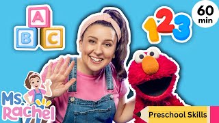 Ms Rachel amp Elmo Get Ready For School  ABC Song Numbers Colors  Toddler amp Preschool Learning [upl. by Lewiss924]