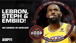 Rivalry Between Steph amp LeBron No Embiid In Denver Again  The Hoop Collective [upl. by Yadrahc]