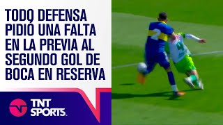 ¿HUBO FALTA 🤔 TODO DEFENSA se QUEJÓ de un FOUL PREVIO al segundo GOL de Boca en Reserva [upl. by Etnomed851]