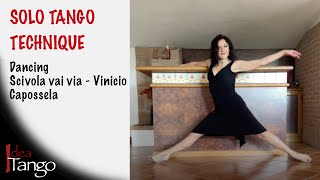 Solo dancing high heels  tango technique [upl. by Marlon]