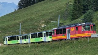 FRDE Trafic ferroviaireBahnverkehr TPC BVB  Bex Villars Bretaye  Transports Publics Suisses [upl. by Hyde]