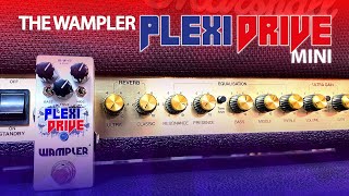 Mini Plexi Drive from Wampler demo using Fender amp Vox amps [upl. by Mandler]