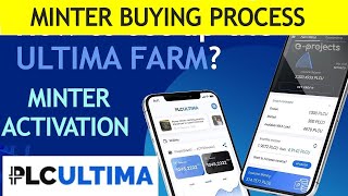 How to activate minter in Ultima Farm l PLC ULTIMA plcultima [upl. by Hcaz]