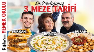 En Sevdiğimiz 3 Mezeyi Oyladık Muhammara Mütebbel Mantar Kokoreç Nasıl Yapılır  Meze Tarifi [upl. by Yssenhguahs]